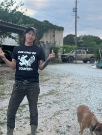 Image 2 of PTS//“Our Kind  of Country” Cowboy Boot Kicking swastika 