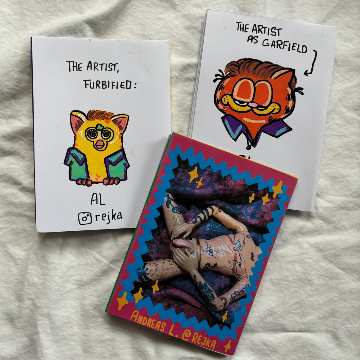 Image of Barbie / Garfield / Furby Zines