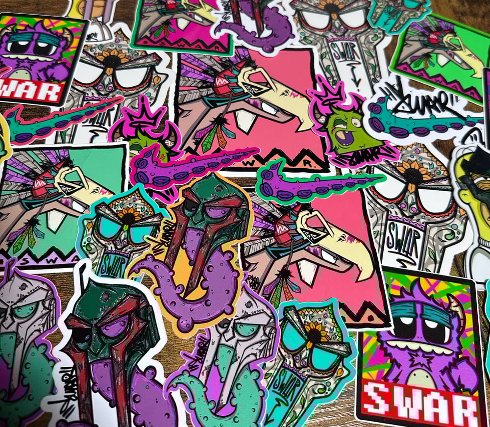 Image of Printed vinyl stickers pack ￼