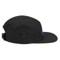 Image 5 of Embroidered Charm City Purple Five Panel Cap