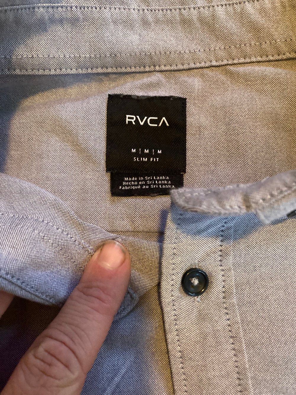Fishtagram Rvca button up md