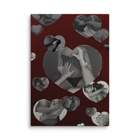 Context of Cohabitation and Intimacy Canvas Print