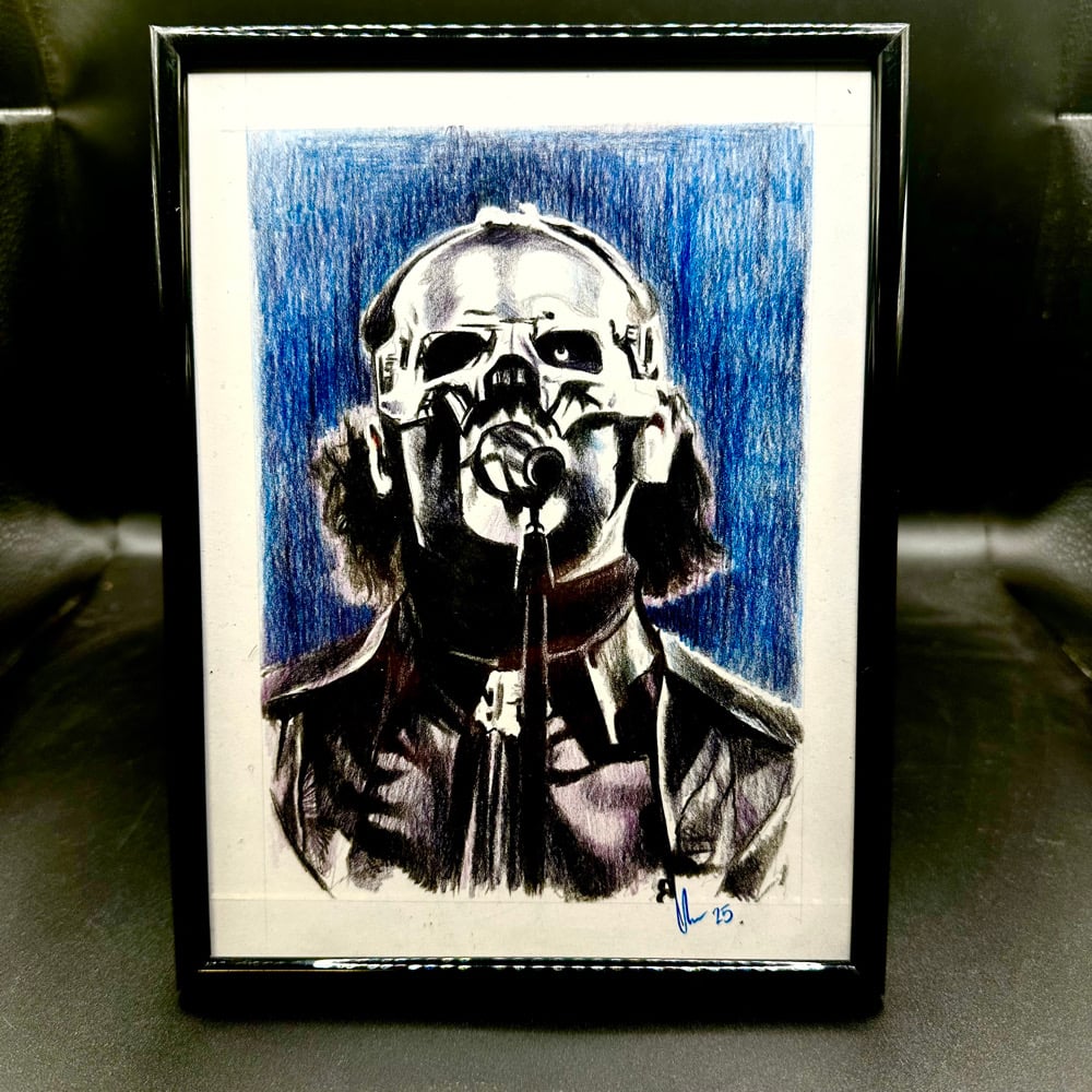 Ghost - Papa V Perpetua original pencil portrait 