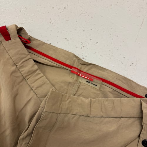 Image of 2003 Prada Luna Rossa Trousers, Size 34” x 27”