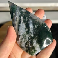 Image 5 of Moss Agate Flames ($12)