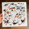 Zoomies - 30x30cm Giclee Print
