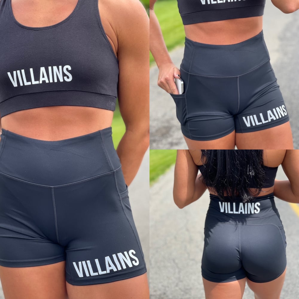 OG VILLAINS BIKER SHORTS/LEGGINGS/SPORTS BRAS