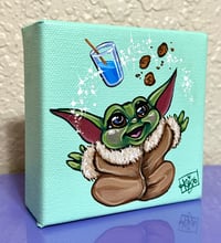 RTS Original Art- 4x4 Blue Milk and Nuggies
