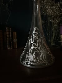 Image 10 of Incroyable carafe en cristal des étains Potstainiers, époque Art Nouveau