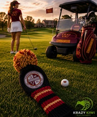 Image 2 of Washington Commanders college football golf club custom cover Handknit Father’s Day gift-444f5475