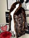 “Foxy Brown” Vintage Silk Fox Fur