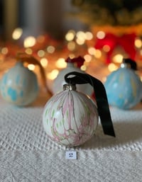 Image 3 of Marbled Ornaments - Joy
