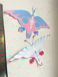 Image 3 of butterfly creature foiled prints