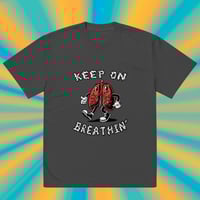 Image 4 of Keep on Breathin' oversized tee