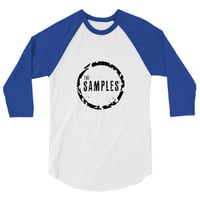 Image 3 of Circle Logo/Unisex 3/4 sleeve raglan shirt- 7 COLORS AVAILABLE