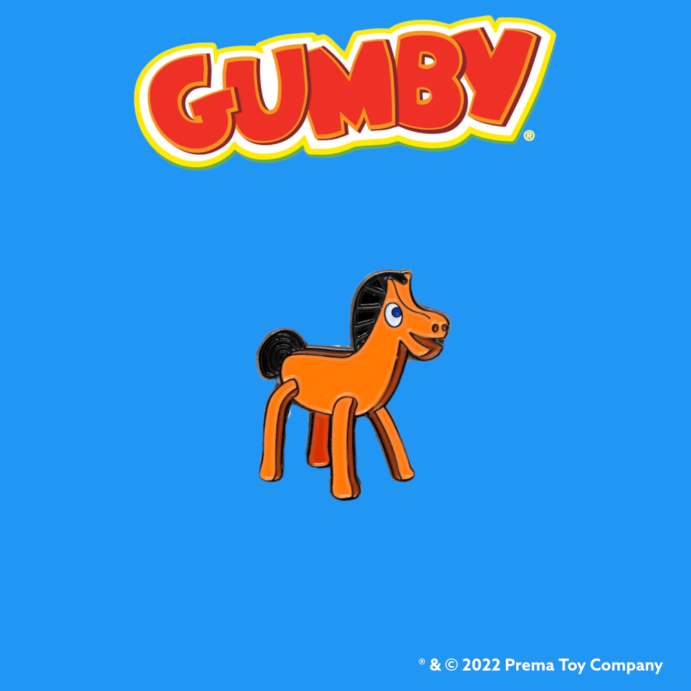 Gumby - Pokey Enamel Pin