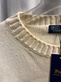 Image 2 of POLO RALPH LAUREN WOMEN'S POLO BEAR RIB KNIT SWEATER  SIZE   XL