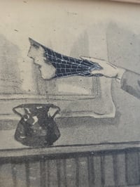 Image 4 of "Vintage faceless girls" 1920s Page With Preserved Web 5