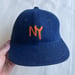 Image of KM Style NY Indigo Sashiko Ball Cap 004