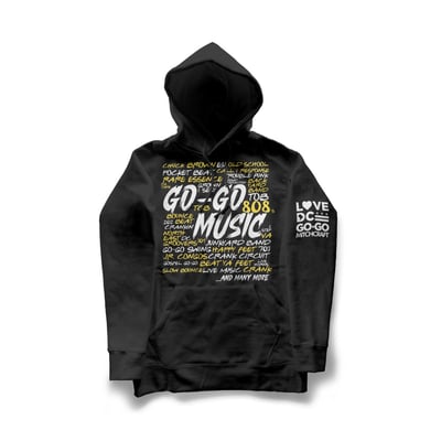 Image of Go-Go Music Tribute Hoodie – Limited Edition MC25APLDG-HDY002