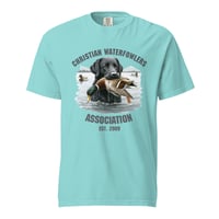 Image 5 of Christian Waterfowlers Black Lab Mallard Unisex garment-dyed heavyweight t-shirt 