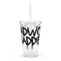 Image 2 of Beadwork Baddie Clear plastic tumbler