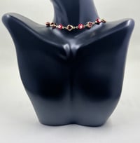 Image 2 of Red Eye of Protection Necklace & Bracelet 