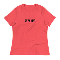 Image 2 of AYFKM!? Women's T-Shirt Black Graphic