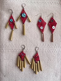 RED PORTAL EARRINGS