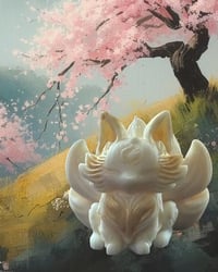 New! Nine Tailed Fox Candle