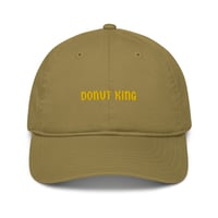 Image 3 of "DONUT KING" Organic Dad Hat