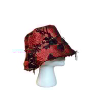 Image 4 of Fringe Embroidered Bucket Hat