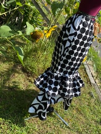 Image 2 of African Print Double Ruffle Skirt