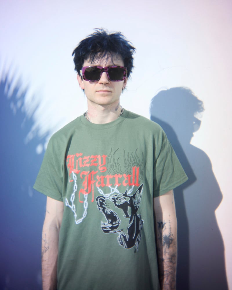 Image of Army Green Dog t-shirt 