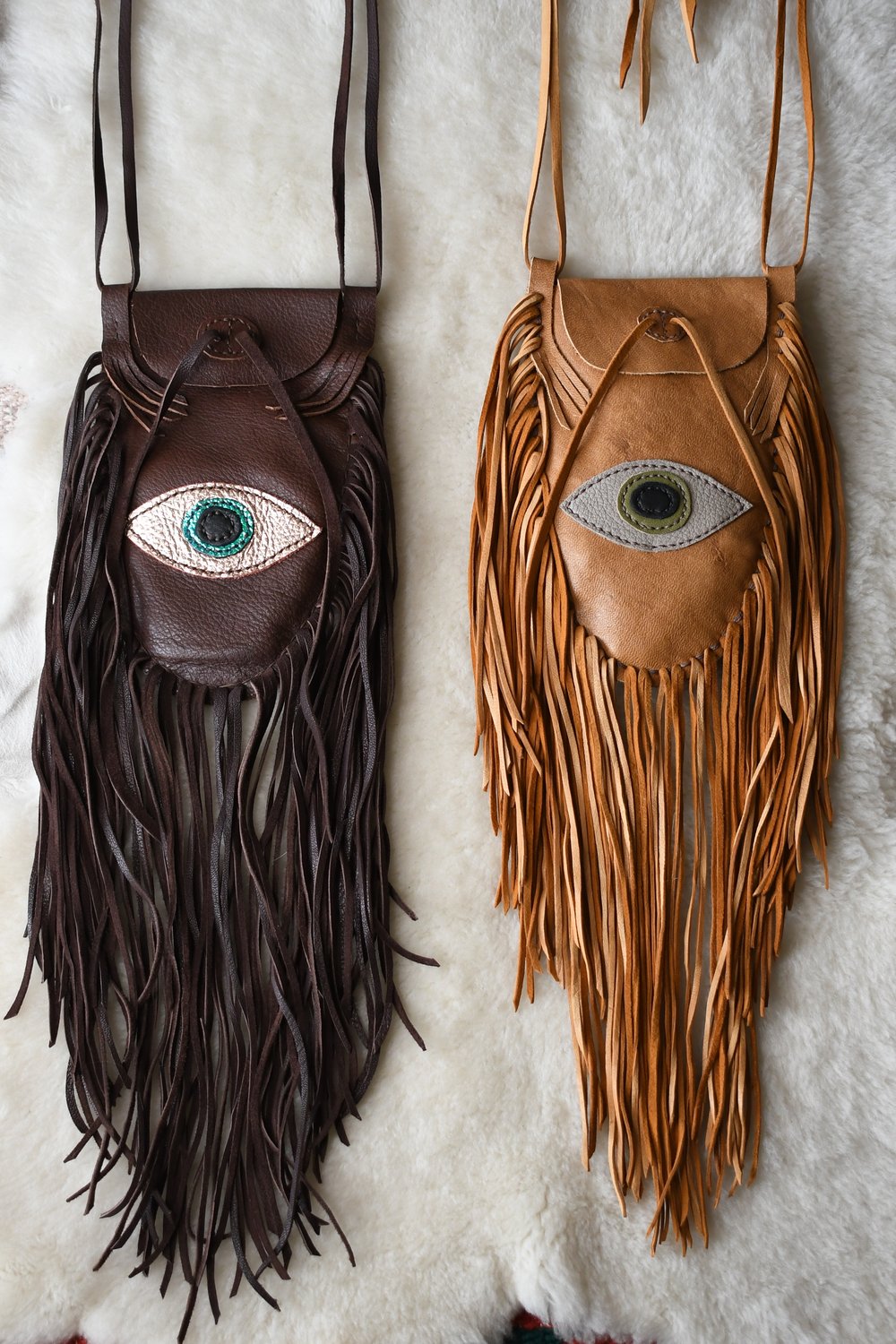 Image of All Seeing Medicine Bag w/ Fringe