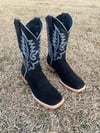 Ranchers Men’s RoughOut Black Boots