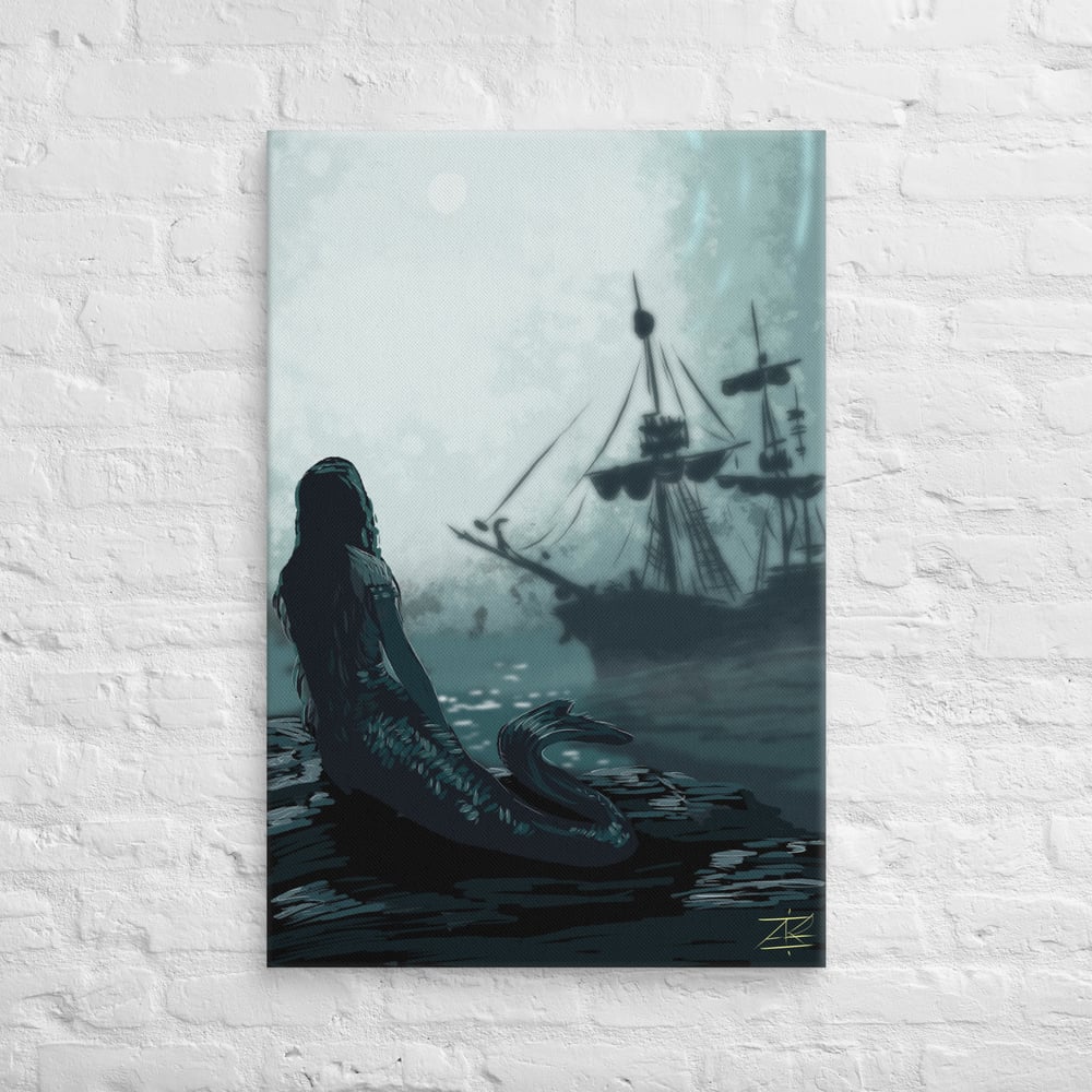 Only the siren sees on Canvas