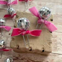 Image 1 of "New Years Mirror Ball" Planner Clip