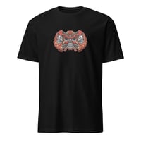 Image 2 of Japanese Daruma Skull Unisex T-Shirt