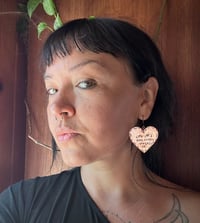 Image 3 of Fuck you I won’t do what you tell me earrings 