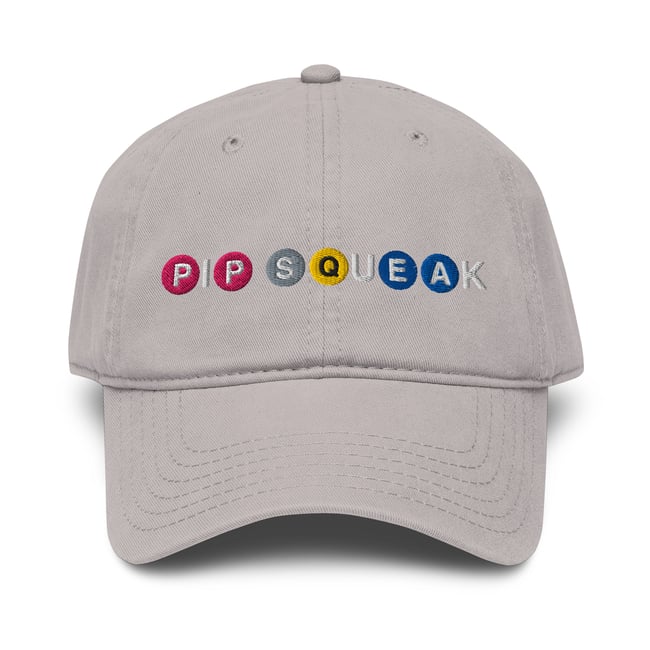 Pipsqueak NYC (Pink P Subway) Garment washed baseball cap