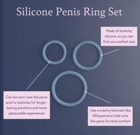 Silicone Penis Ring Set 