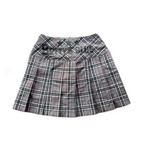 Image 2 of Betty's Blue grey plaid skirt