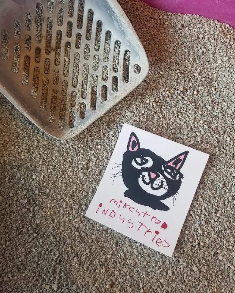 Bandit Kitty Sticker  Image 2