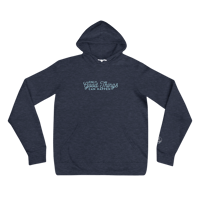 Image 1 of Unisex Hoodie - Light Blue Alternate Logo