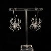 spider hoop earrings 