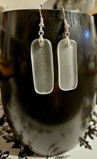 Image 2 of frosted longboard earrings