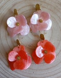 Image 2 of Boucles d'oreilles Fleurs 