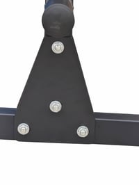 Image 4 of Olympic Bumper Plate Tree with 6 Posts & 4 Bar Holders