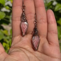 Image 1 of Rhodochrosite Earrings 💗
